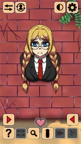 卡在墙上的女孩2(休闲解谜游戏)截图0