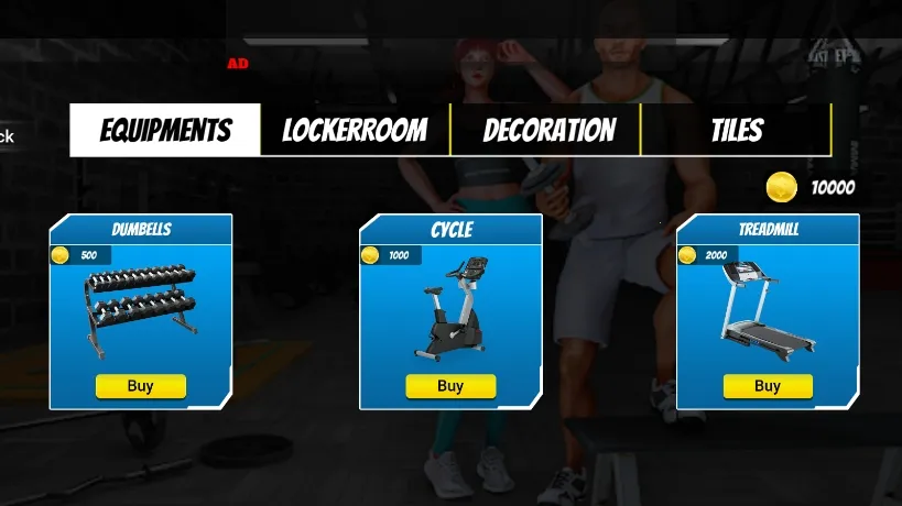 健身房模拟器(健身模拟游戏)截图4