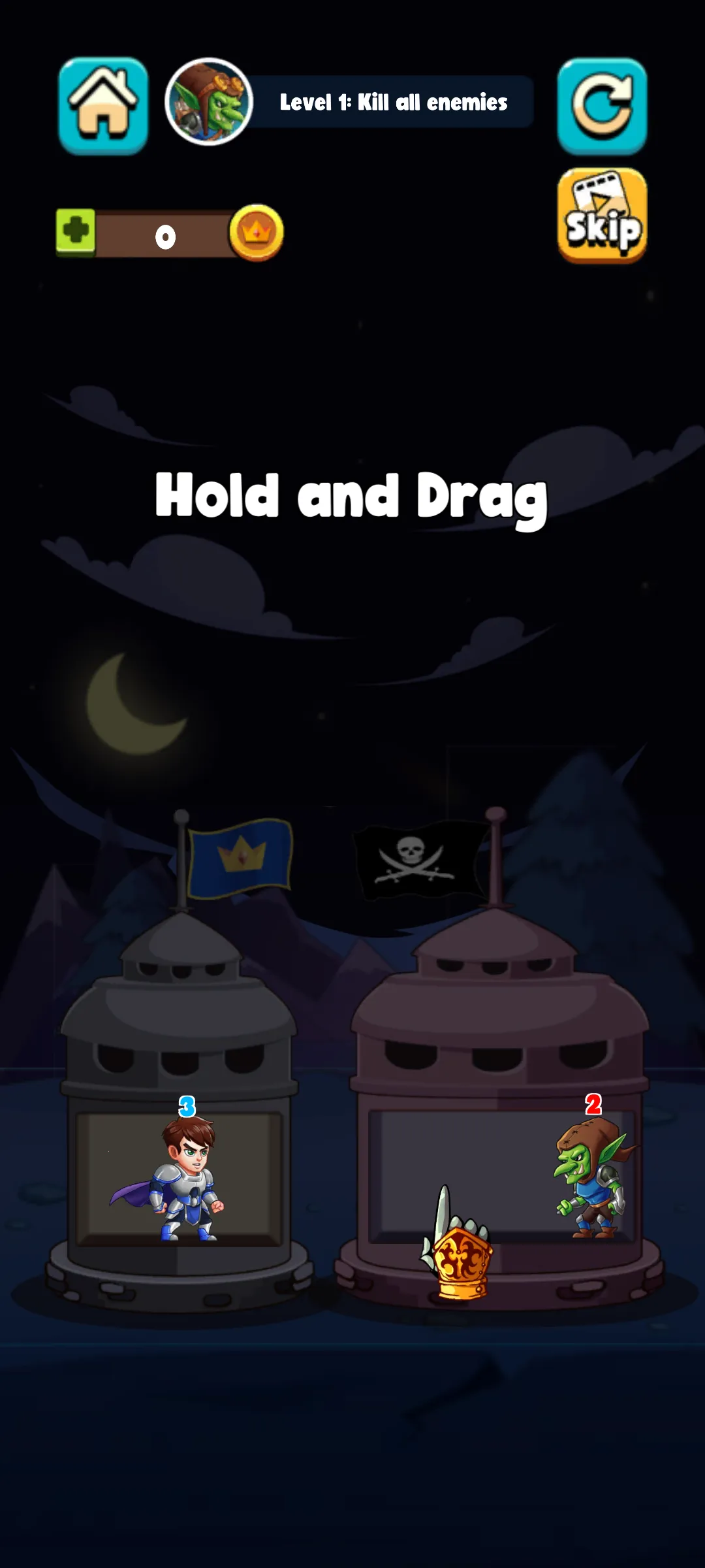 英雄城堡对决(城堡英雄救公主游戏)截图0