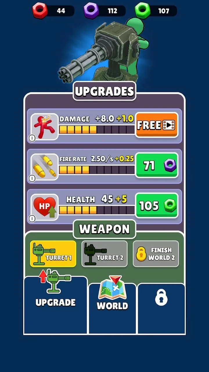 弹药狂热:塔炮防御(末日塔防游戏)截图1