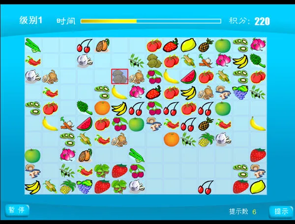 果蔬连连看小游戏截图1