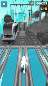 地铁跑酷黑白休斯顿2026最新版本截图1
