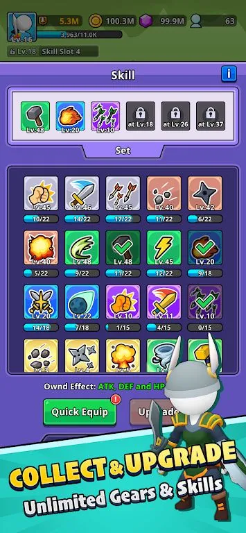 轮盘英雄(放置角色扮演游戏)截图2