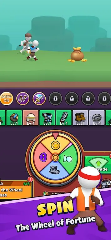 轮盘英雄(放置角色扮演游戏)截图4