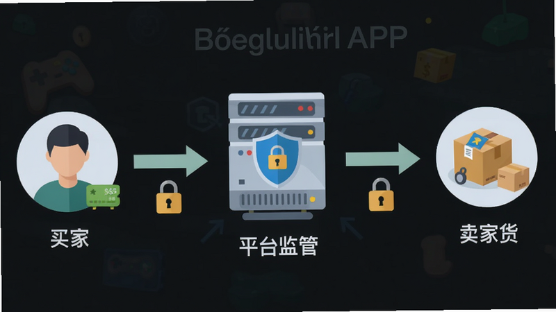 ����Ϊ��̦��Ϸ����APP�ڵĵ�����������ͼ������Ϊ���Բ���չʾ�����Ϊ���ͼ�꣬�м�Ϊ���ж��Ʊ�־�ġ�ƽ̨�йܡ�������ͼ�꣬�Ҳ�Ϊ����ͼ�꣬��ͷָʾ�ʽ������Ű���ֱ�ۣ����Ϊ��ƽ������廭��ϸ�ڴ�������ͼ��ǿ����ȫ�������������ɾ����޶���Ԫ�أ����ֱ�ע����Ҹ������ƽ̨��ܡ��������ҷ�����