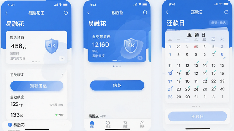 ����Ϊ���ڻ�APP����ȫ��������չʾ��ҳ��ȿ�Ƭ����ť�������������Ű����ִ������������ɫ����ϸ�ڰ������ư�ȫͼ�����������壬����4k���ɾ����޶���Ԫ�أ�����