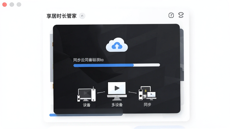 ����ʱ���ܼ� ��ͬ�����棬��ʾͬ�����������ƶ�ͼ�꣬���豸����ʾ��ͼ�����󷽣���ɫ���������壬�޴�����ʾ