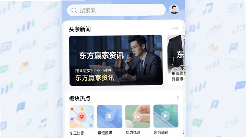 ����Ϊ������Ӯ�ҡ�APP����Ѷ�ۺϽ��棬���ֲ��ÿ�Ƭʽ��ý����ƣ�����Ϊ���������в�Ϊͷ�����ſ�Ƭ���ײ�Ϊ����ȵ�ֲ�ͼ���Ű��������£����Ϊ��ˬ��ǳɫ����磬ϸ��չʾ������ʾ�Ĺؼ��ʱ�ǩ�����ʸ��壬�ɾ��޹����ţ����֡�����Ӯ����Ѷ����Ŀ��������Ϣ�ĸ�Ч����
