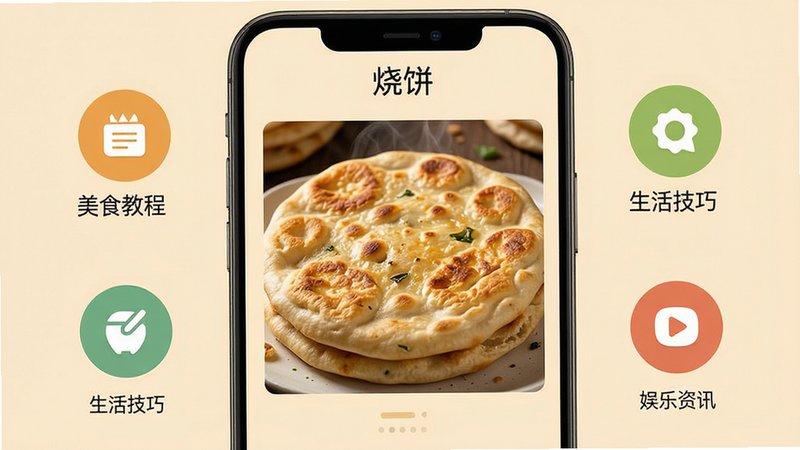 һ���ִ���Լ�����ֻ������ͼ������Ϊ��Ϊ���ձ����İ�׿APP��ҳ�����汳��Ϊ��ů���׻�ɫ������չʾ�Ÿճ�¯�Ľ��ɫ�ձ�������д����Χ�����š���ʳ�̡̳���������ɡ�����������Ѷ������Բ��ͼ�꣬���岼�����࣬�����ܰ�������������޶���Ԫ�أ�alt=�ձ�Ԥ��ͼ