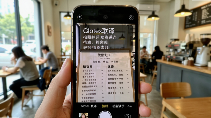 Glotnex�������շ��빦����ʾ���ֻ�����ͷ�ӽ�����һ�����Ĳ˵�����Ļ�Ϸ����Ӱ�͸������㣬��ʾ��Ӧ���������ݣ�����Ϊ���ȹݻ����������������������������ֱ���ԣ���ʵ��ǿ