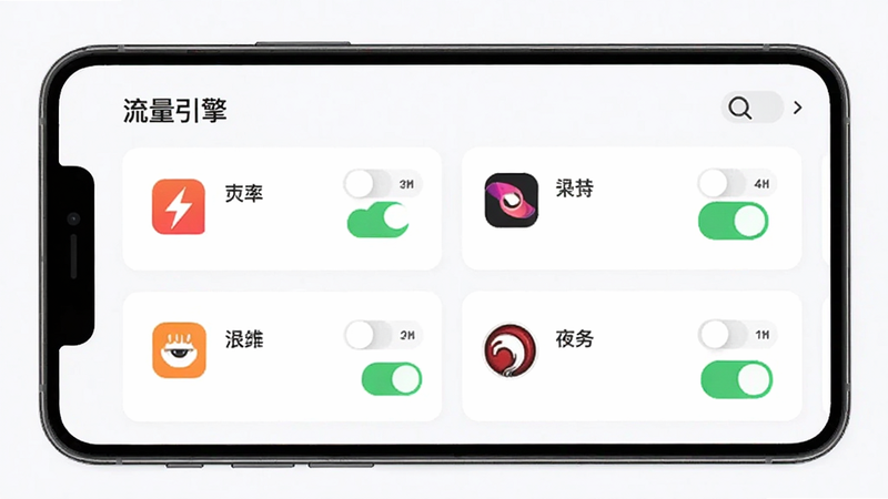 �������������棬����Ϊ�ֻ��������棬��ʾ���������桱���������б�������Ϊ��Ƭʽ���У�����ƽ����ϸ�ڰ�����ƽ̨Logoͼ�ꡢ���ذ�ť״̬�����ʸ߱��棬�ɾ����