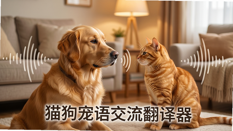 ����Ϊһֻ�ɰ��Ľ�ëȮ��һֻ��è��������ţ���������ܰ�ľӼҿ�����������͵�ůɫ���ƹ⡣���ֲ������Ĺ�ͼ������λ�ڻ������룬��Χ�����ų������������ͼ�Σ����������Ĵ��ݡ��Ű���󷽣��޶������ָ��š����Ϊдʵ��Ӱ����廭��ϣ�ϸ�ڷḻ��ë���ʸб��档���ʸ��壬�ɾ����޶���Ԫ�أ�ͻ��������﹵ͨ����ܰ��Χ����������
