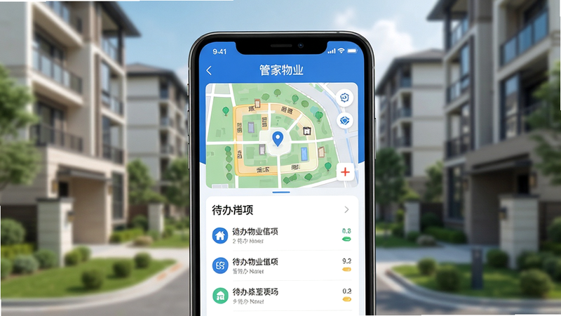 һ��չʾ���ܼ���ҵ��APP��������ֻ���Ļ��д����Ļ������ʾ��������������ͼ�ʹ��������б����������������ɫ��������ִ�������Ϊģ�����ִ���סլС�����ۣ�����дʵ����޶���Ԫ��