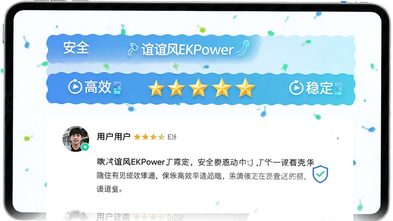 ���EKPower �û����۽��棬չʾ���Ǻ������û�ͷ���������֣�����Ϊ��͵İ�ɫ��ͻ������ȫ��������Ч�������ȶ����ȹؼ��ʣ����壬������