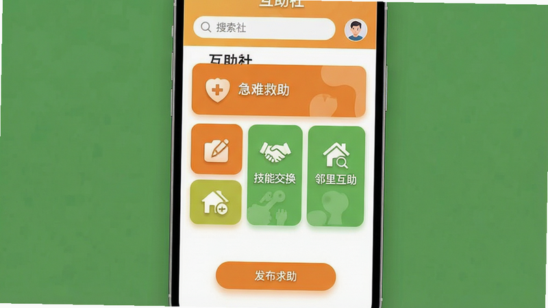 �ֻ�Ӧ�ý���չʾͼ������Ϊ�������硱APP��ҳ������������������������ʾ��������û�ͷ���в�Ϊ�����Ѿ������������ܽ������������ﻥ�����������Ĺ�����ڿ�Ƭ����Ƭ��Ʋ��ñ�ƽ�����ɫ������ů�ĳ�ɫ�����µ���ɫΪ�������ֻ��������η�Χ���ײ��С�����������������ť��ϸ�ڴ�����ͼ����Ӱ��Բ�Ǵ���������ִ���Լ�����ʸ��壬�ɾ����޶���Ԫ��