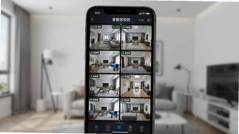 չʾ���Ǿ�APP�İ�����ؽ��棬����Ϊ�ֻ���Ļ����ʾ�������ͷʵʱ���棬����Ϊ����״�����Ϊ��ɫģʽ�Ƽ��У�ϸ�ڰ���ʱ�����״ָ̬ʾ�������ʸ��壬�ɾ������֡����ǾӰ���������
