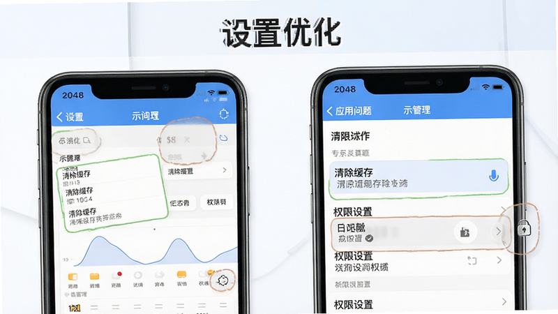 2048����泣��������ʾ��ͼ��չʾ�ֻ����ý�����Ӧ�ù����б���ͻ����������桱�͡�Ȩ�����á�ѡ�������࣬���רҵ������������ϸ��׼ȷ�����ʸߣ��ɾ����޶���Ԫ�أ��������֡������Ż���