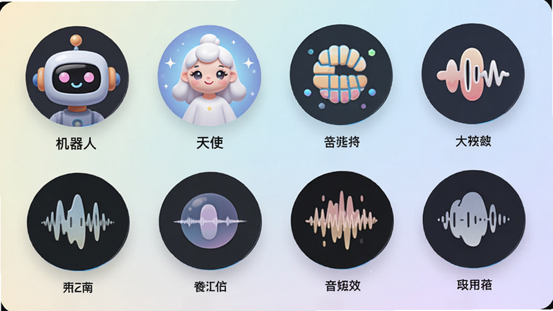 ����APP����Чѡ��ҳ�棬�����Ŷ��Բ�ε���Чͼ�꣬ÿ��ͼ�����һ����������硰�����ˡ�������ʹ���ȣ�ͼ����ƿɰ��Ҹ��б�ʶ�ȣ�����Ϊǳɫ���䣬���岼���������򣬸�����Ӱ���