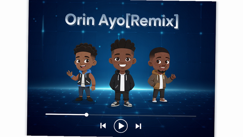 ����ΪOrin Ayo[Remix]Ӧ�õ��������ͼ����������������չʾ������ͨ���Ľ�ɫ���棬����Ϊ����ɫ����Ƽ������񣬶�����