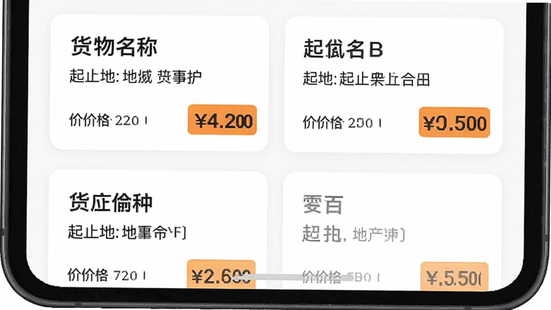 ����Ϊ�ֻ�APP�б����棬����Ϊ���»�����Ƭʽ��ÿ�ſ�Ƭ��ʾ�������ơ���ֹ�ء��۸��Ű����룬����ִ���Լ��ϸ�ڰ����۸������ʾ�������������ɾ��޶���Ԫ��
