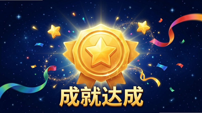 չʾӦ���ڵĳɾ�ϵͳ���棬����Ϊ����Ľ�ɫ���£���Χ������������ʴ���Ч������Ϊ����ɫ�ǿշ�񣬲������ĶԳƣ�������������ϸ�ڴ���������Ч�����ʸ߷ֱ��ʣ����֡��ɾʹ�ɡ���Ŀ
