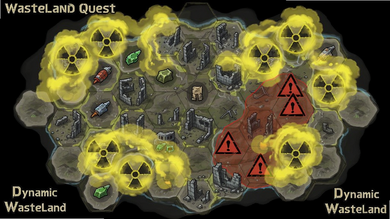 ����Ϊ��Wasteland Quest����ͼ���棬����Ϊ�����������ͼ�������Ż�ɫ���������ɫ���棬�Ű����������Ϊս����ͼ�磬ϸ����ʾ��Դ��ͼ����Σ�������ʶ�������������ɾ��޶���Ԫ�أ�����