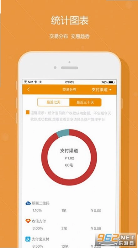 悦农e付收银台截图1
