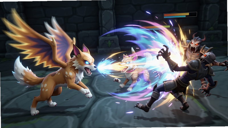 ����ΪVoidpet Dungeonս�����������ֶ�̬��ǿ�����������ͷŻ����ļ�����Ч�����˴����ܻ�״̬���Ű�۽��ڶ���˲�䣬���Ϊ���о�����ϸ��չ�ּ��ܹ�Ч�������������ɾ����޶���Ԫ��
