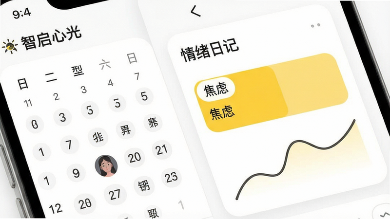 ������¼������д������Ϊ�������Ĺ⡱APP�е������ռ�ҳ�棬�������Ϊ������ͼ���Ҳ�Ϊ��ϸ��¼��Ƭ����Ƭ����ʾ�����ǡ���ǩ����Ӧ�Ļ�ɫɫ�飬�·�����������ͼ�����Ϊ�������壬�������ף�ϸ�ڴ���Բ�Ǿ�����ƣ����֡������ռǡ��������ǡ������ɱ棬����ϸ�壬����Ӱ���ţ�ͻ�����ݿ��ӻ�����