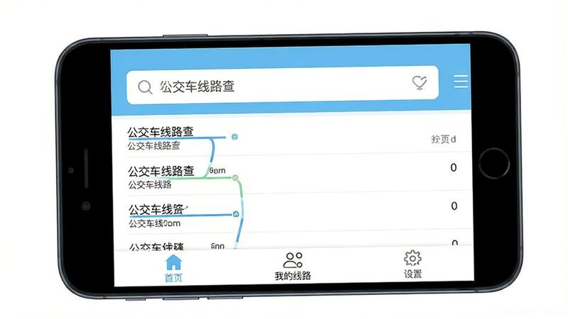 �ֻ�Ӧ�ý���չʾ������Ϊ����������·�顱APP��ҳ������������࣬������������Ŀ���м��б�չʾ����������·���ײ���������������ҳ�������ҵ���·���������á���ͼ�ꡣ���Ϊ��ƽ��UI��ƣ�ɫ�������������԰�ɫ��ǳ��ɫΪ����ϸ�ڴ���ʾ���������ֱ�ǩ�����ʸ��壬�ɾ��޶���Ԫ�أ�����רҵ��������