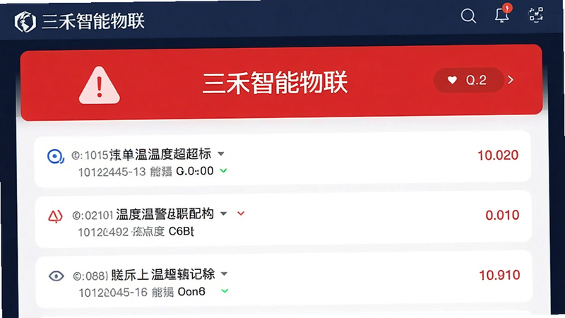 չʾ����������������APP�ĸ澯���棬��ɫ��ʾͼ����Ŀ���·��г�����������¶ȳ����¼��ʱ�������������ƽ�����Ƽ���ǿ�����廭��