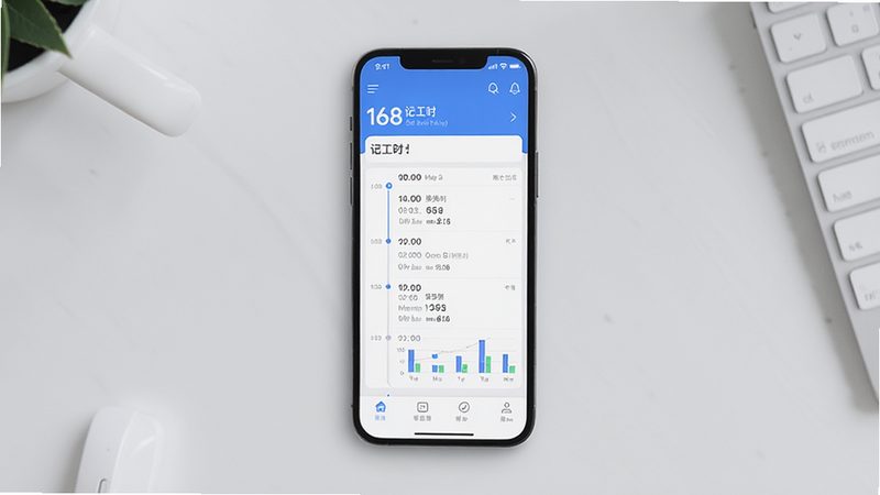 ����Ϊ�ֻ���Ļ��ʾ�ǹ�ʱ168Ӧ�ý��棬����Ϊ�ɾ���ǳ��ɫ�칫���棬���־��У��Ű�����������ִ���Լ��ϸ��չʾʱ�����б���ͳ��ͼ�������ʸ��壬�ɾ����޶���Ԫ��