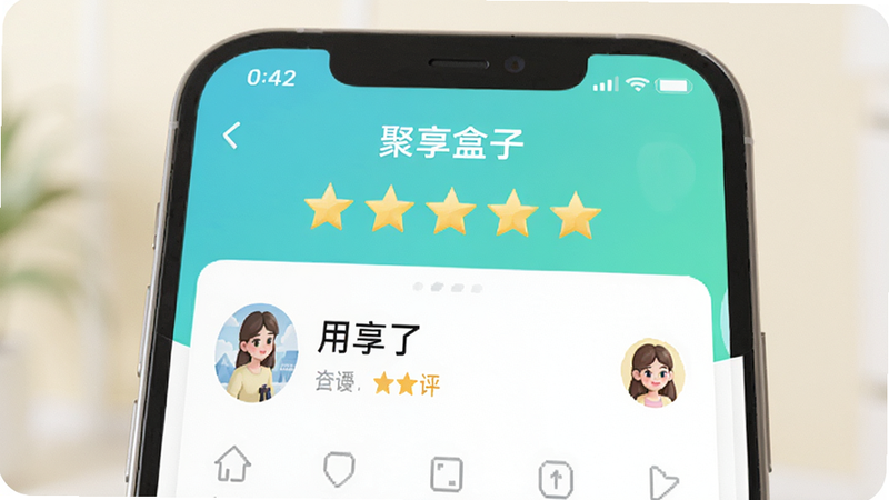����Ϊ��������APP���û����۽��棬�����Ǽ�����չʾ���Ű�������������������ϸ��չʾ���Ǻ������û�ͷ�񣬻�����ͣ��ɾ��������޸���Ԫ��