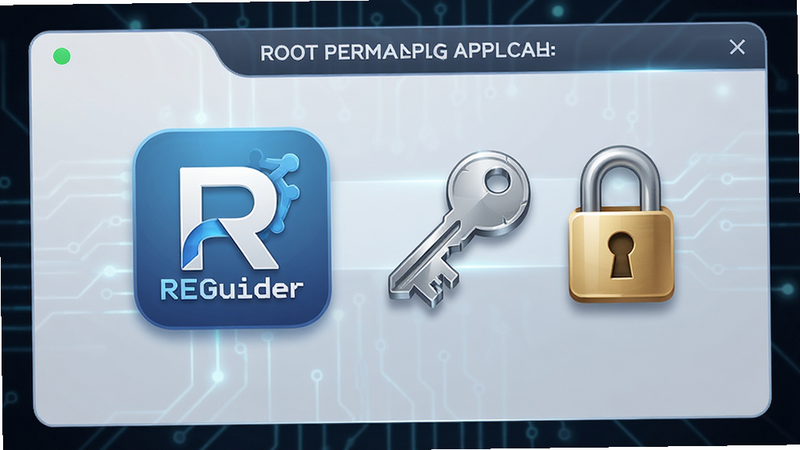 展示 ROOT 权限申请界面的示意图,主体为