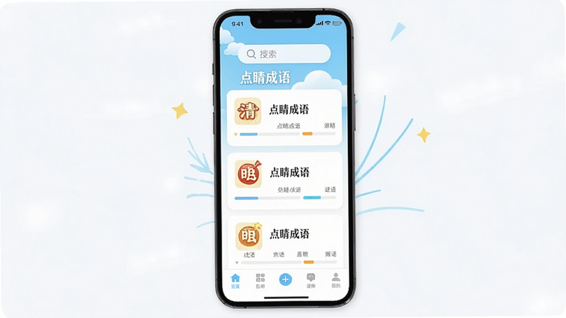 ����Ϊ�ֻ���Ļ���棬��ʾ���㾦���Ӧ����ҳ���������������������������м��ǳ��￨Ƭ�б����ײ��ǵ�������������¼�Լ��ϸ�ڰ�������ͼ��ͽ����������ʸ��壬�ɾ����޶���Ԫ�أ����������