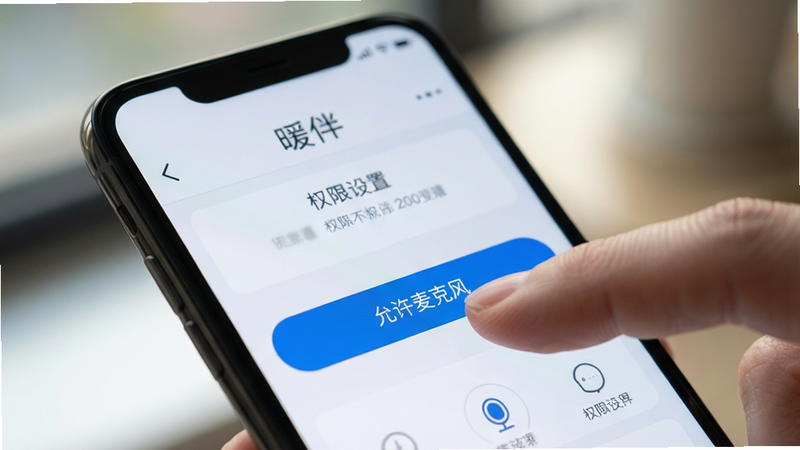 һ���ֻ���Ļ��д����ʾ��ů�顱APP��Ȩ������ҳ�棬��ָ���ڵ����������˷硱��ť�������黯��ͻ������ϸ�ڣ����дʵ��Ӱ��������ͣ�ϸ�����������ʸ��壬�ɾ�������
