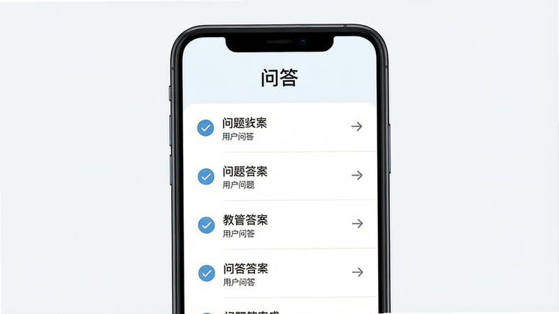 ����Ϊ�ֻ���Ļչʾ�û��ʴ���棬����Ϊ�б�ʽ������𰸣��Ű������׶������Ϊ��Լ�����磬ϸ�ڰ�����ѡ��Ǻͼ�ͷָʾ�����ʸ��壬�ɾ����޶���Ԫ�أ����֡��ʴ𡱾�����ʾ