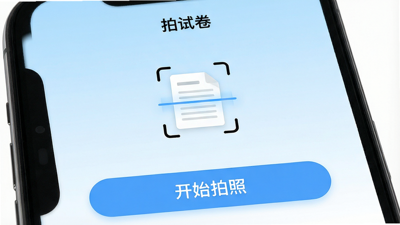 һ�Ÿ�����ֻ���Ļ��ͼ������Ϊ�����Ծ���APP�������棬�����Ǹɾ���ǳ��ɫ���䣬������ʾһ������ɨ����Ծ�ͼ�꣬�������ִ����·��С���ʼ���ա��Ĵ�ť����������������ƽ�������ʸ��壬�޶���Ԫ��