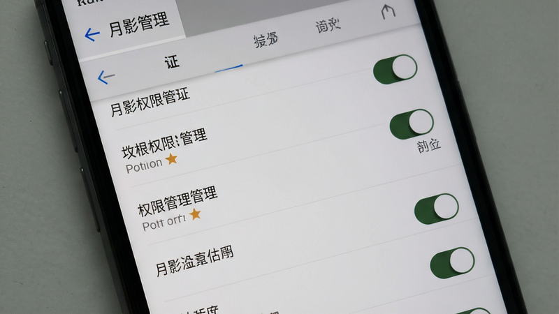 ��Ӱ�ڰ��ƶ������ý��棬����Ϊ�ֻ�����ҳ�棬չʾȨ�޹���ѡ������б�ʽ���У����Ϊϵͳԭ����ɫ����ϸ��չʾ����״̬ͼ�꣬�����������ɾ����޶���Ԫ��