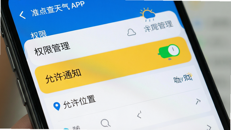 ����Ϊ�ֻ����ý����ͼ��չʾ׼�������APP��Ȩ������ҳ�棬����Ϊ�б���ʽ��������ʾ������֪ͨ���͡�����λ�á�ѡ�������ִ���ϸ�����������ʸ��壬�ɾ������ְ���