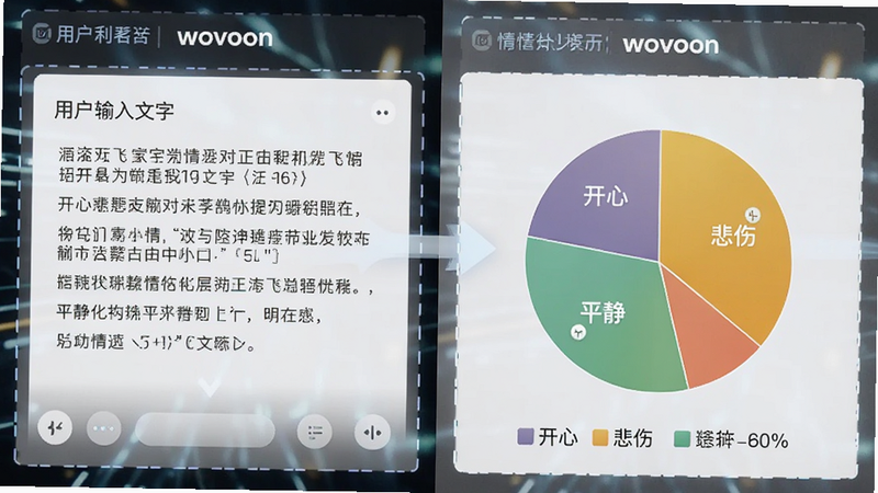 չʾ wovoon ��з������ܵ�ʾ��ͼ��������û���������֣��Ҳ��� wovoon ��������������ͼ���������ġ����ˡ�ƽ����ɫ�����飬�������ҷָ�Ű��࣬���Ƽ���ʮ�㣬ϸ�ڷḻ�������������ɾ����޶���Ԫ��