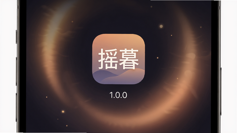 ҡĺ APP ������չʾ������Ϊ��ɫ�����µ���͹���Ч�������־�����ʾӦ�� Logo ��汾�� 1.0.0���Ű�������������ܰ������ϸ�ڰ���ϸ��Ĺ�Ӱ���䣬���ʸ��� 4K���ɾ��޶���Ԫ�أ����֡�ҡĺ�������ɼ�