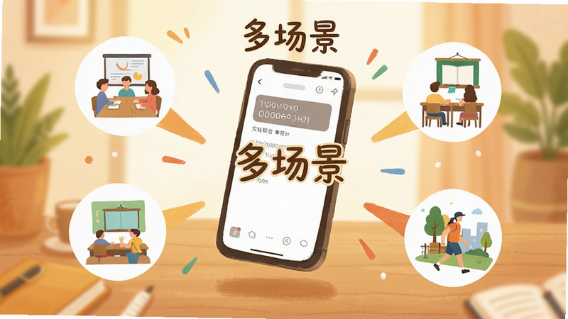 ����Ϊ�ֻ����������棬��Χ�����Ż��顢���á�ɢ���ȳ���ͼ�꣬���ֳʷ���״���Ű��鶯���ã����Ϊůɫ������廭��ϸ��չʾ�ֻ���Ļ�ϵ�ʵʱתд���棬����ϸ�壬������ͣ����֡��ೡ����������ʾ