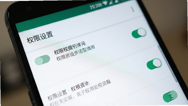 ����Ϊһ����׿�ֻ���Ļ��д����ʾAPP���ý��棬���־۽���Ȩ�޹����б����Ű��������ˣ����Ϊʵ������UI��ƣ�ϸ�ڰ������ذ�ť��˵�����֣����������������黯�����ֱ�ע