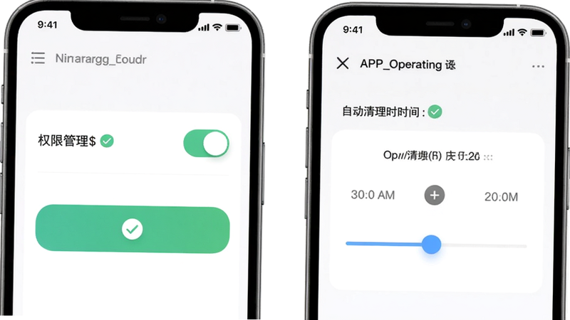 ����һ��չʾAPP_Operating���ý���Ĳ���ָ��ͼ������Ϊ�ֻ���Ļ����ʾȨ�޹������غ��Զ�����ʱ��ѡ�����������������Ű�ͻ���ؼ���ť��������Ѻã�ϸ�ڰ����Թ�ͼ���ʱ�们�飬������ͣ��޸���Ԫ��