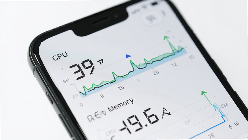 ����һ��չʾAPP_OperatingӲ����ؽ������дͼ������Ϊ�ֻ���Ļ�ֲ��Ŵ���ʾʵʱ������CPU���ڴ�����ͼ�������ֽ��գ��Ű�ͻ�����ݶ�̬�仯����񼫼����壬ϸ�ڰ���������������������Ƽ�ͷ�����������������ɾ�����