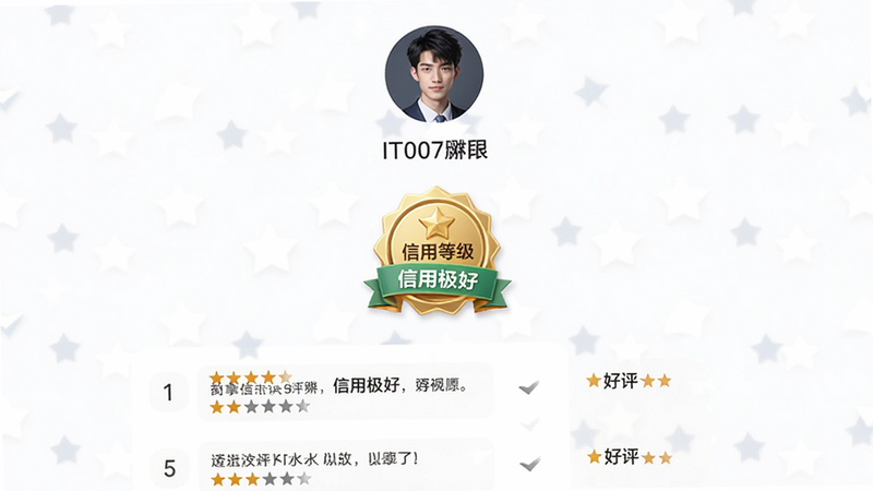 ����ΪIT007APP���û�������ҳ������Ϊ���ĶԳƣ�ͷ��Ϊͷ�����ǳƣ��в�Ϊ���õȼ����£��²�Ϊ�����б������רҵ���أ�ϸ��չʾ�Ǽ��������������ۣ������������ɾ����޶���Ԫ�أ�����'���ü���'��'����'�����ɼ�