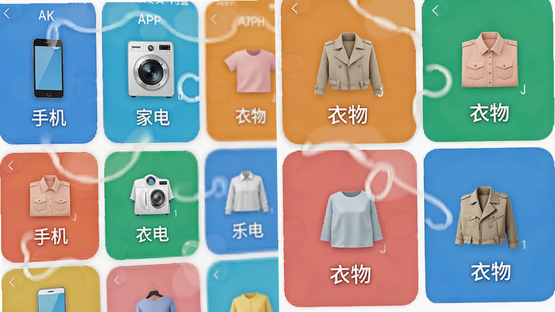 �ֻ�Ӧ�ý���ƴͼ��չʾ������ת�����û��ա�APP�Ĳ�ͬ����ҳ�棬�����ֻ����ҵ硢�����ͼ�꣬��������״��ɫ�ʷḻ��Э��������ִ�UI��ƣ�ϸ�����������ֿɶ���4k�ֱ��ʣ��ɾ�����