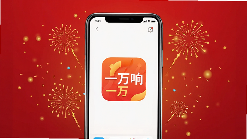 ����Ϊһ���ִ������ֻ�����Ļ������ʾ�š�һ���족Ӧ�ý��棬����Ϊϲ��ĺ�ɫ���䣬��ΧƯ���Ž�ɫ���̻�������Ч�����ּ�࣬����ƽ����ƣ�ϸ�����������ʳ��壬�޶���Ԫ�أ��ɾ�
