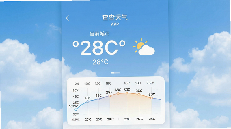 һ��չʾ�����������APP������ĸ����ͼ������Ϊ���µ�������ƣ���������ͻ����ʾ��ǰ���е����´���������ͼ�꣬�·����������24Сʱ�¶�����ͼ���������Լ�ִ���ɫ����ͣ������������޶���Ԫ�أ�����ͻ�������ֹ������Ű����࣬������£�ϸ�ڷḻ���ɾ���ˮӡ